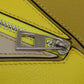 LOEWE Long Wallet Purse Calfskin yellow puzzle