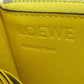 LOEWE Long Wallet Purse Calfskin yellow puzzle