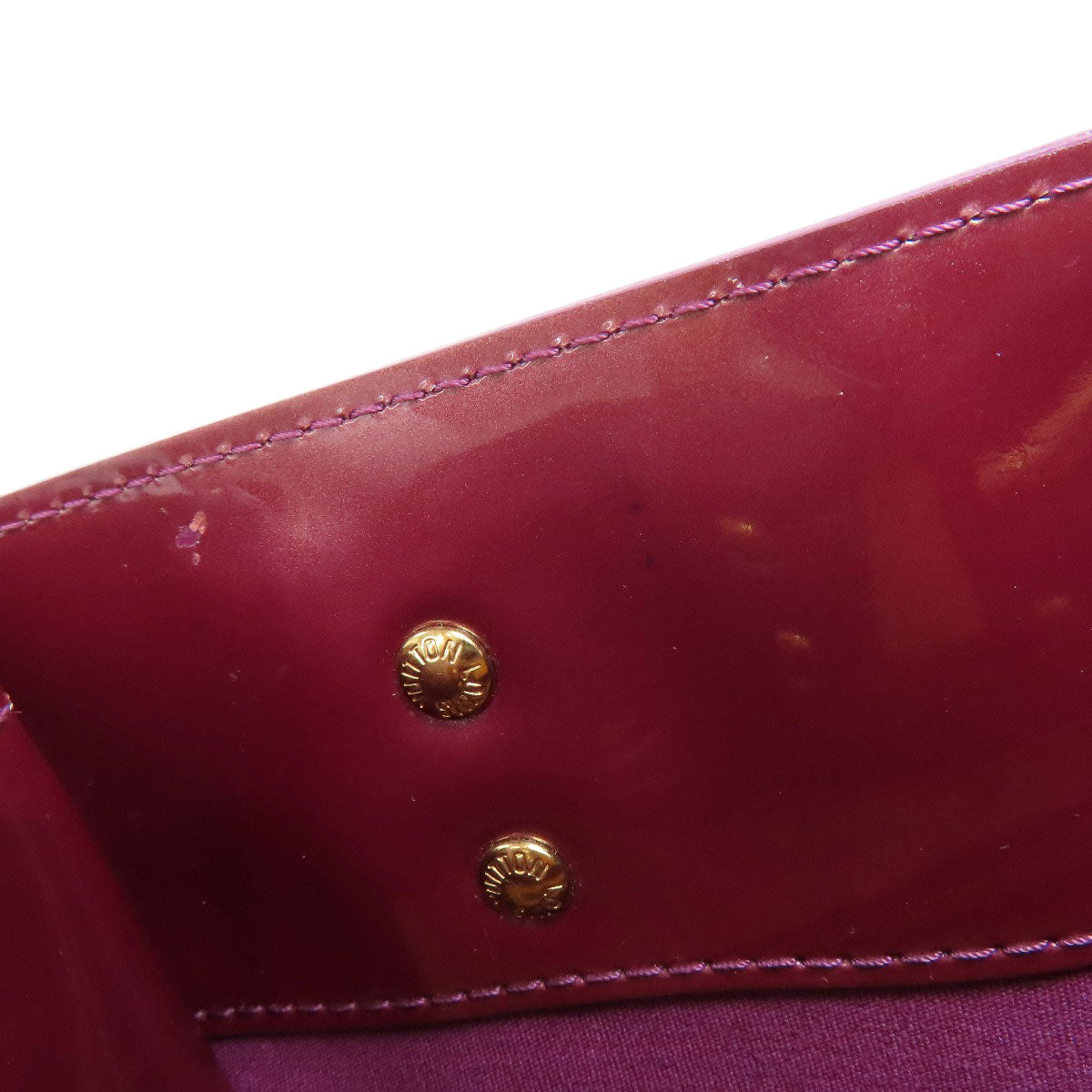 LOUIS VUITTON Handbag M93578 Vernis purple Lead PM Women Used Authentic
