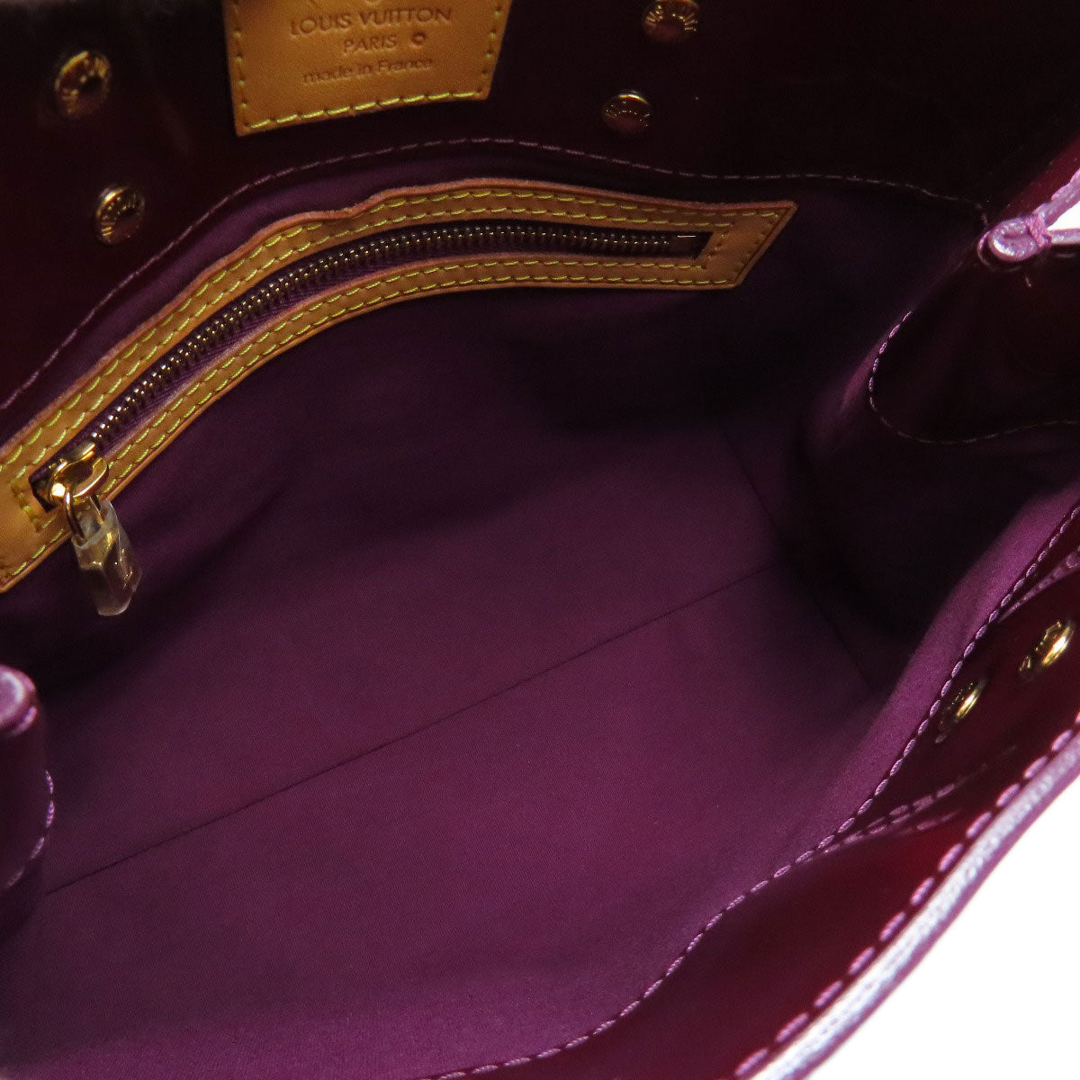 LOUIS VUITTON Handbag M93578 Vernis purple Lead PM Women Used Authentic