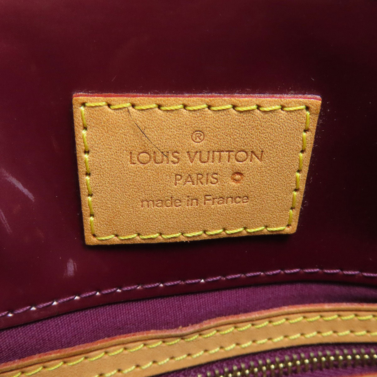 LOUIS VUITTON Handbag M93578 Vernis purple Lead PM Women Used Authentic