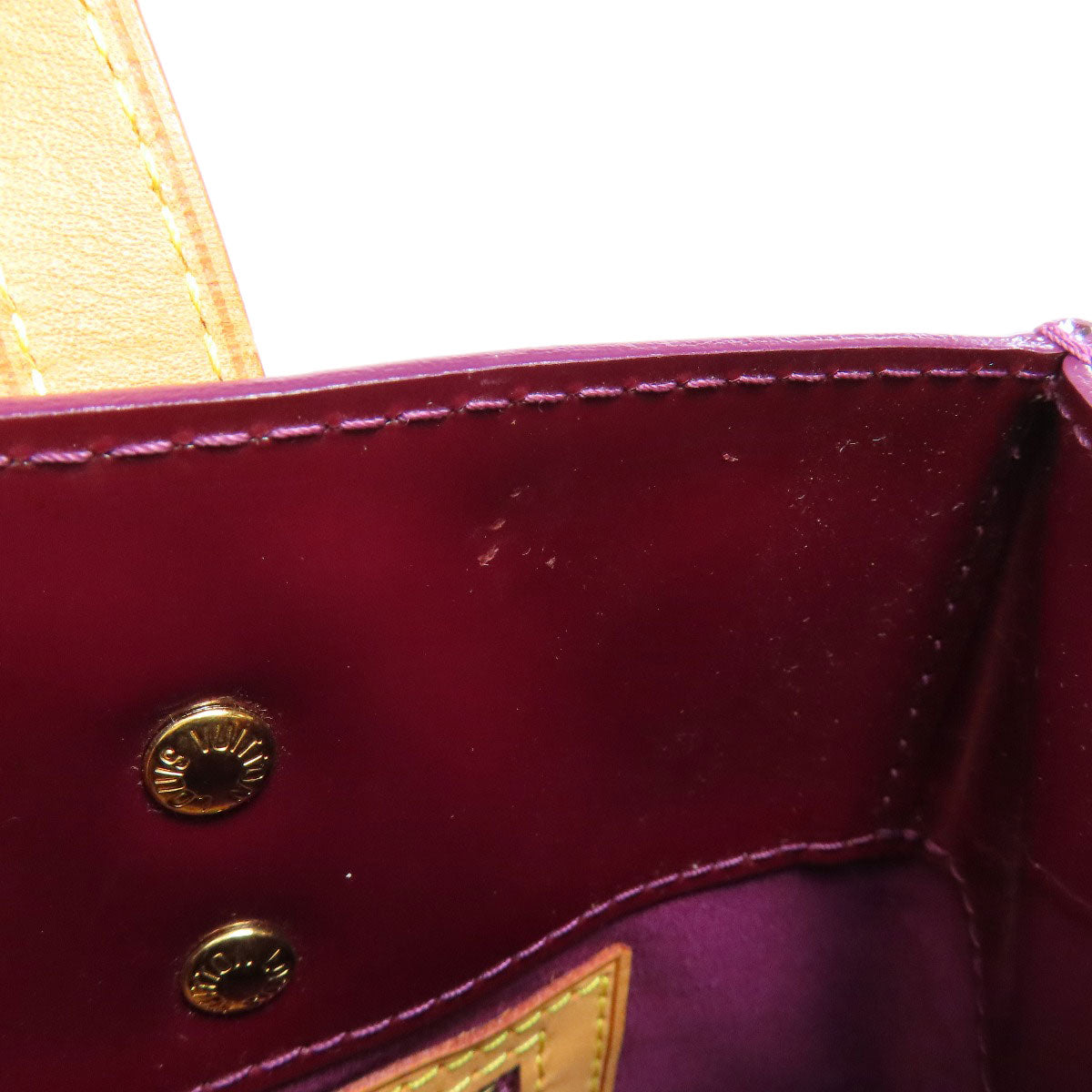 LOUIS VUITTON Handbag M93578 Vernis purple Lead PM Women Used Authentic