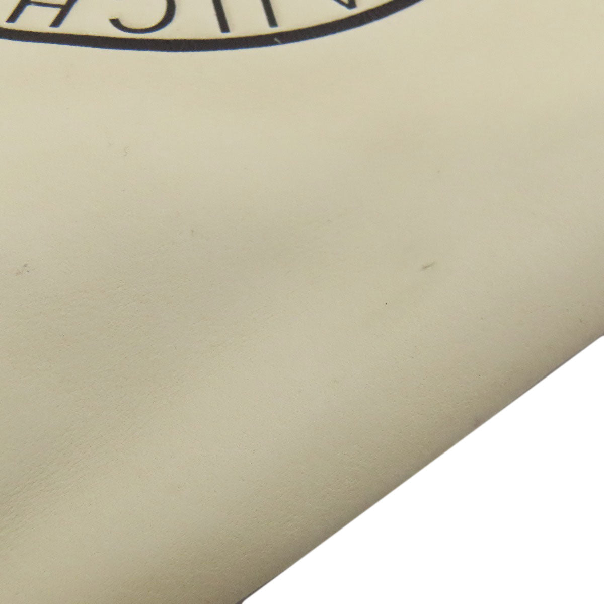 SAINT LAURENT Shoulder Bag Calfskin white logo Women Used Authentic