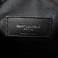 SAINT LAURENT Shoulder Bag Calfskin white logo Women Used Authentic
