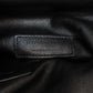 SAINT LAURENT Shoulder Bag Calfskin white logo Women Used Authentic
