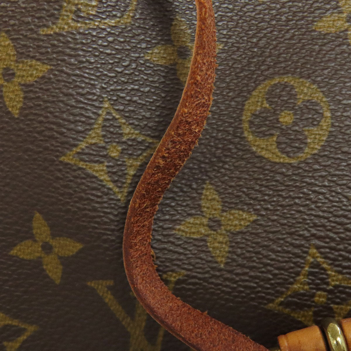 LOUIS VUITTON Backpack M51136 Monogram canvas Brown MontsourisMM Women Used Authentic