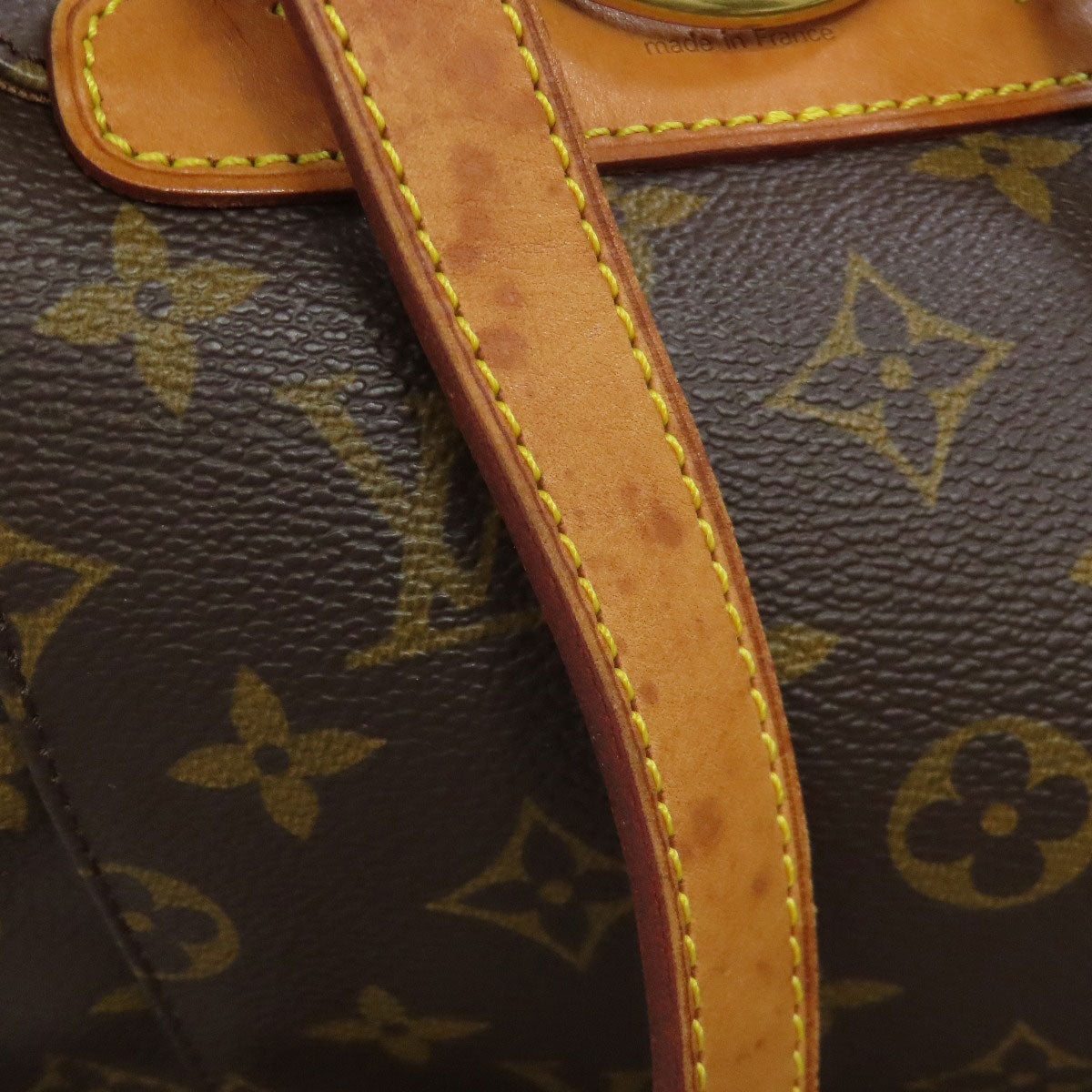 LOUIS VUITTON Backpack M51136 Monogram canvas Brown MontsourisMM Women Used Authentic