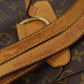 LOUIS VUITTON Backpack M51136 Monogram canvas Brown MontsourisMM Women Used Authentic
