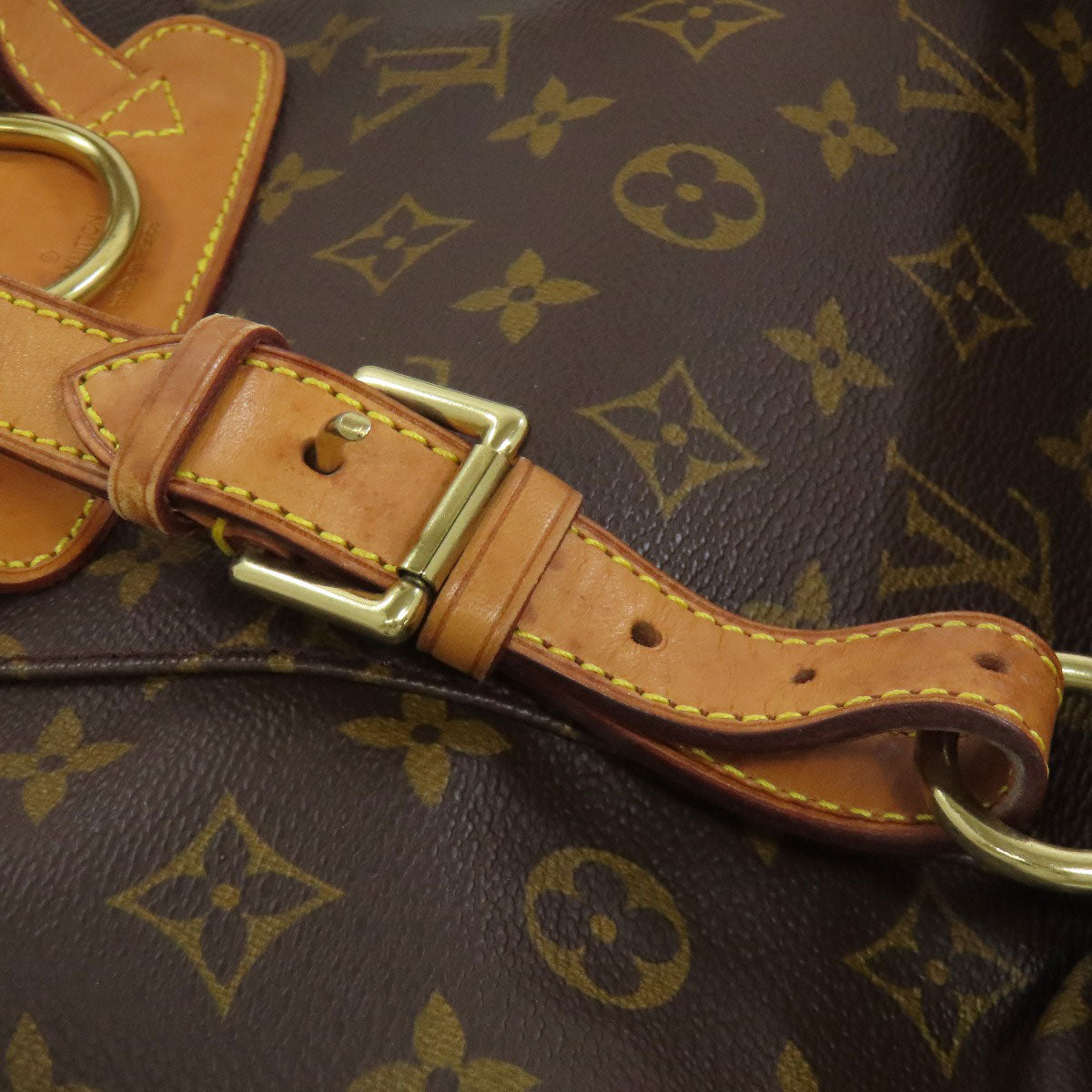 LOUIS VUITTON Backpack M51136 Monogram canvas Brown MontsourisMM Women Used Authentic