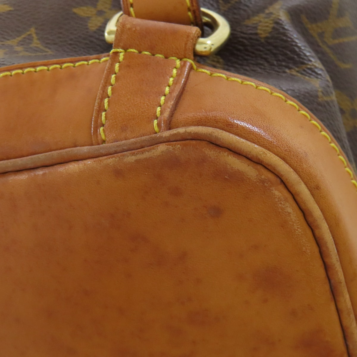 LOUIS VUITTON Backpack M51136 Monogram canvas Brown MontsourisMM Women Used Authentic