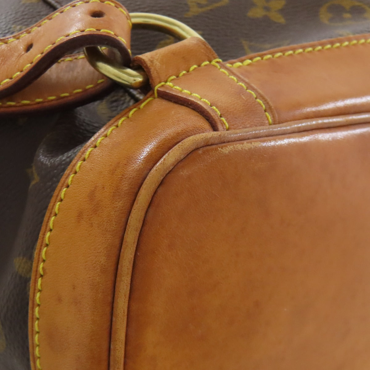 LOUIS VUITTON Backpack M51136 Monogram canvas Brown MontsourisMM Women Used Authentic