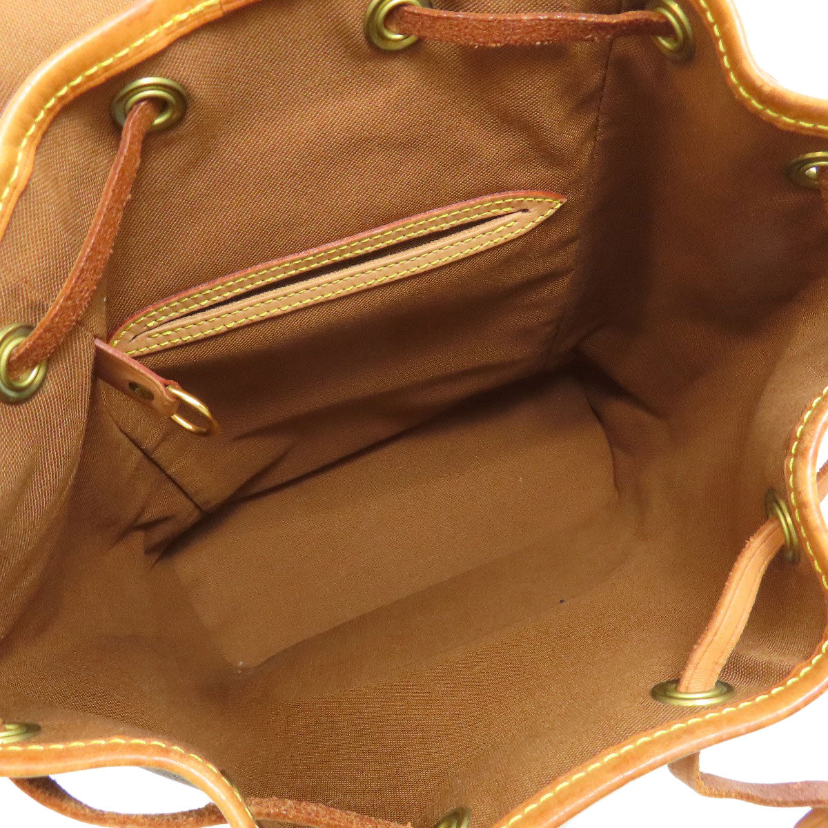 LOUIS VUITTON Backpack M51136 Monogram canvas Brown MontsourisMM Women Used Authentic