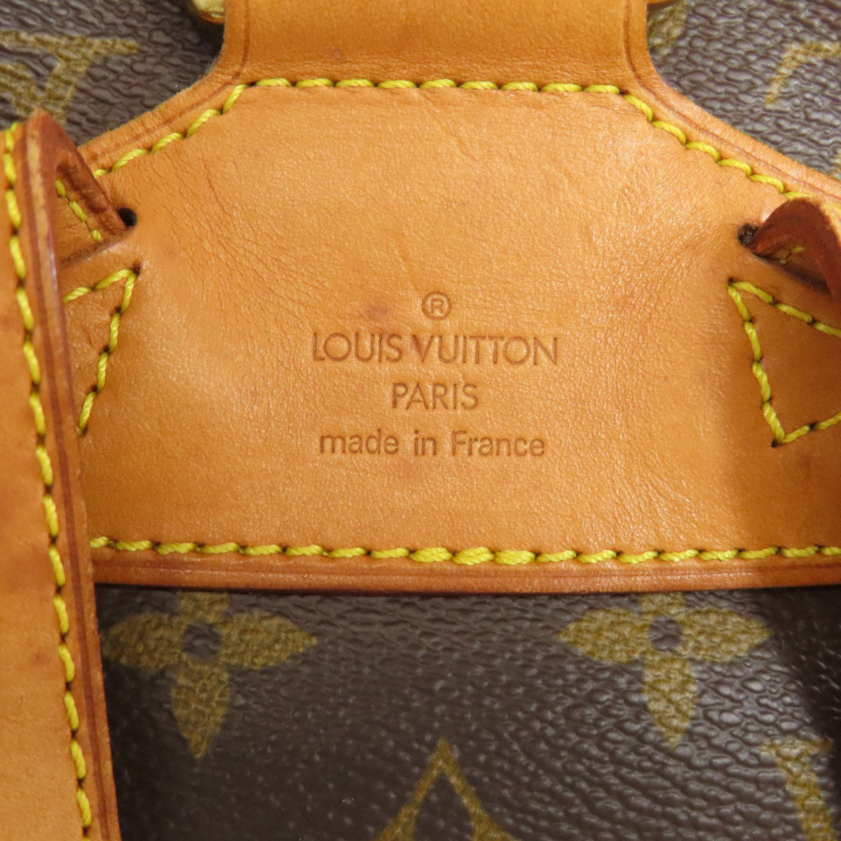 LOUIS VUITTON Backpack M51136 Monogram canvas Brown MontsourisMM Women Used Authentic