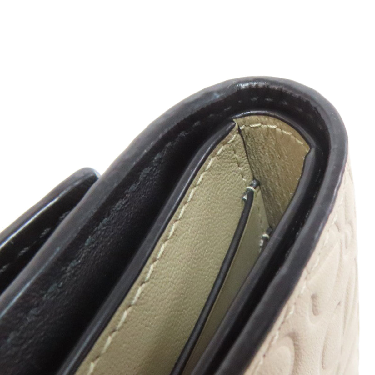 LOEWE Bifold Wallet Calfskin beige anagram