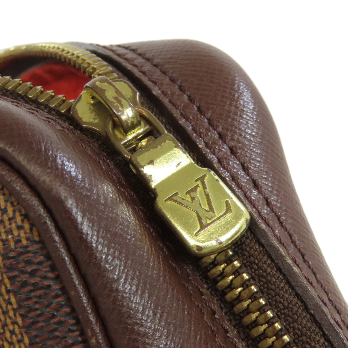 LOUIS VUITTON Handbag N51150 Damier canvas Brown Brera Women Used Authentic
