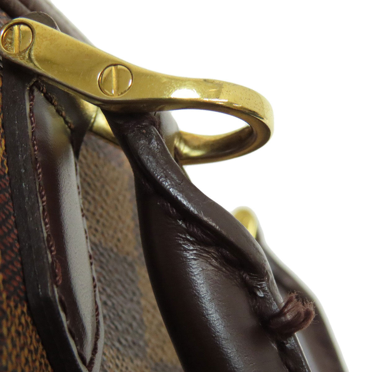 LOUIS VUITTON Handbag N51150 Damier canvas Brown Brera Women Used Authentic