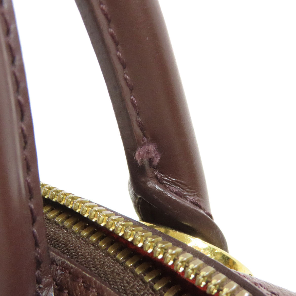 LOUIS VUITTON Handbag N51150 Damier canvas Brown Brera Women Used Authentic