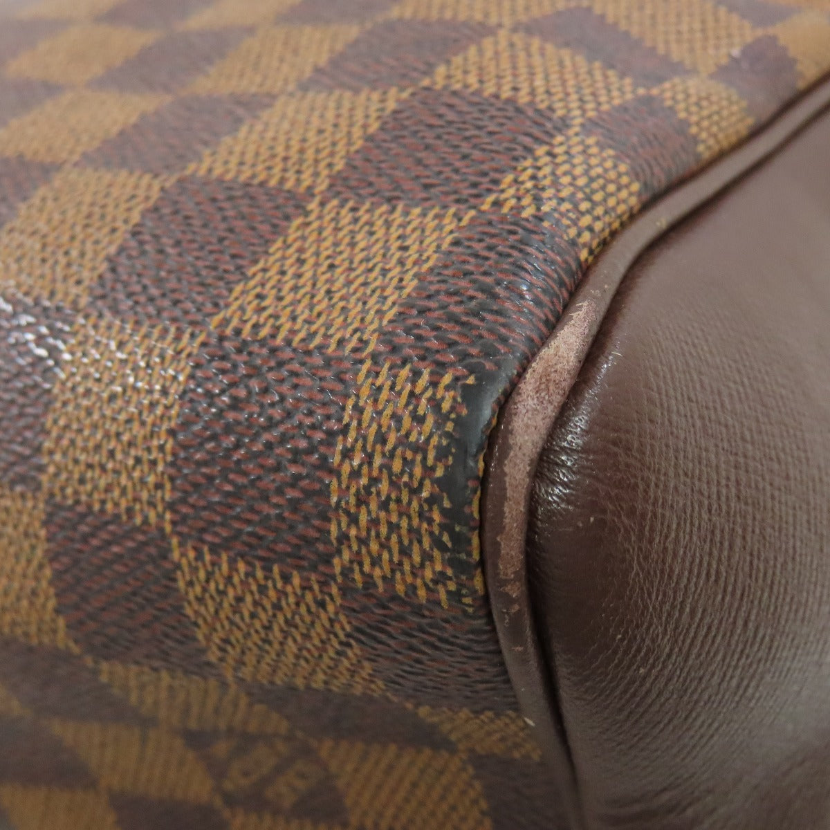 LOUIS VUITTON Handbag N51150 Damier canvas Brown Brera Women Used Authentic