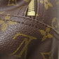 LOUIS VUITTON Handbag M47270 Monogram canvas Brown Deauville Women Used Authentic