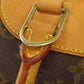 LOUIS VUITTON Handbag M47270 Monogram canvas Brown Deauville Women Used Authentic