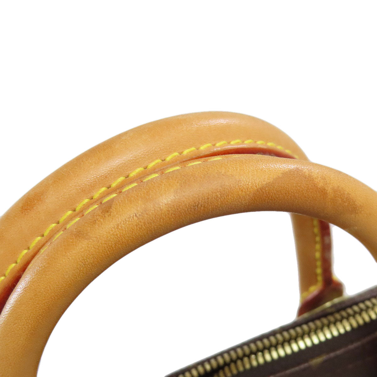 LOUIS VUITTON Handbag M47270 Monogram canvas Brown Deauville Women Used Authentic