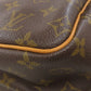 LOUIS VUITTON Handbag M47270 Monogram canvas Brown Deauville Women Used Authentic