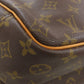 LOUIS VUITTON Handbag M47270 Monogram canvas Brown Deauville Women Used Authentic