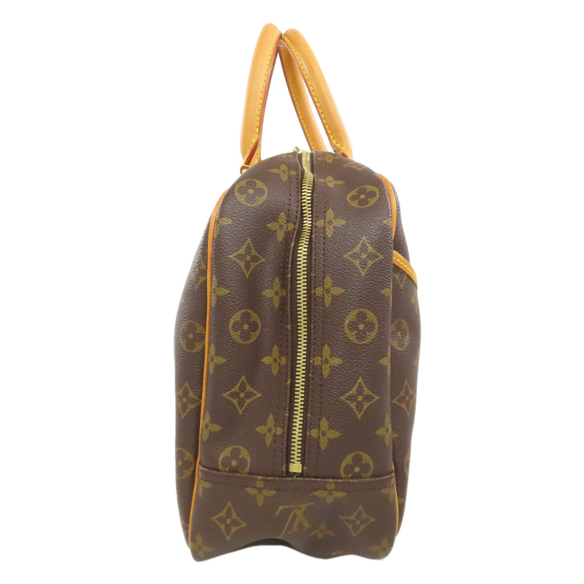 LOUIS VUITTON Handbag M47270 Monogram canvas Brown Deauville Women Used Authentic