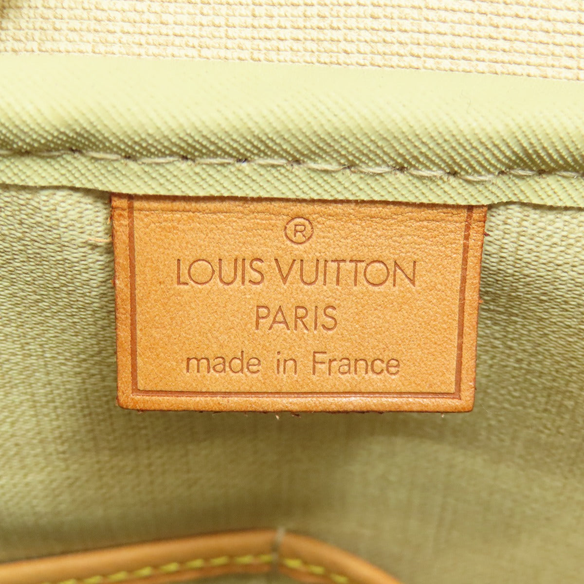LOUIS VUITTON Handbag M47270 Monogram canvas Brown Deauville Women Used Authentic
