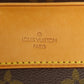 LOUIS VUITTON Handbag M47270 Monogram canvas Brown Deauville Women Used Authentic