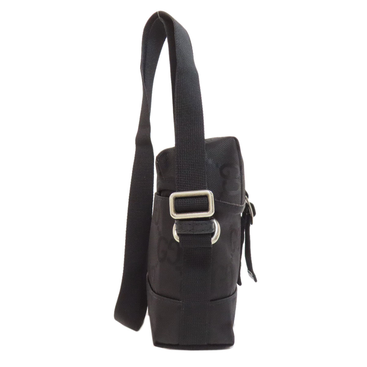 GUCCI Shoulder Bag 643858 Nylon black Off the grid Women Used Authentic