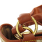 CELINE Handbag canvas Brown Macadam Pattern Women Used Authentic