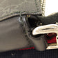 GUCCI Shoulder Bag 474137 PVC black GG Supreme Tiger Print Women Used Authentic