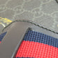 GUCCI Shoulder Bag 474137 PVC black GG Supreme Tiger Print Women Used Authentic