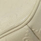 GUCCI Sling bag 645093 Calfskin white GG emboss Women Used Authentic