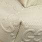 GUCCI Sling bag 645093 Calfskin white GG emboss Women Used Authentic