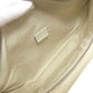 GUCCI Sling bag 645093 Calfskin white GG emboss Women Used Authentic