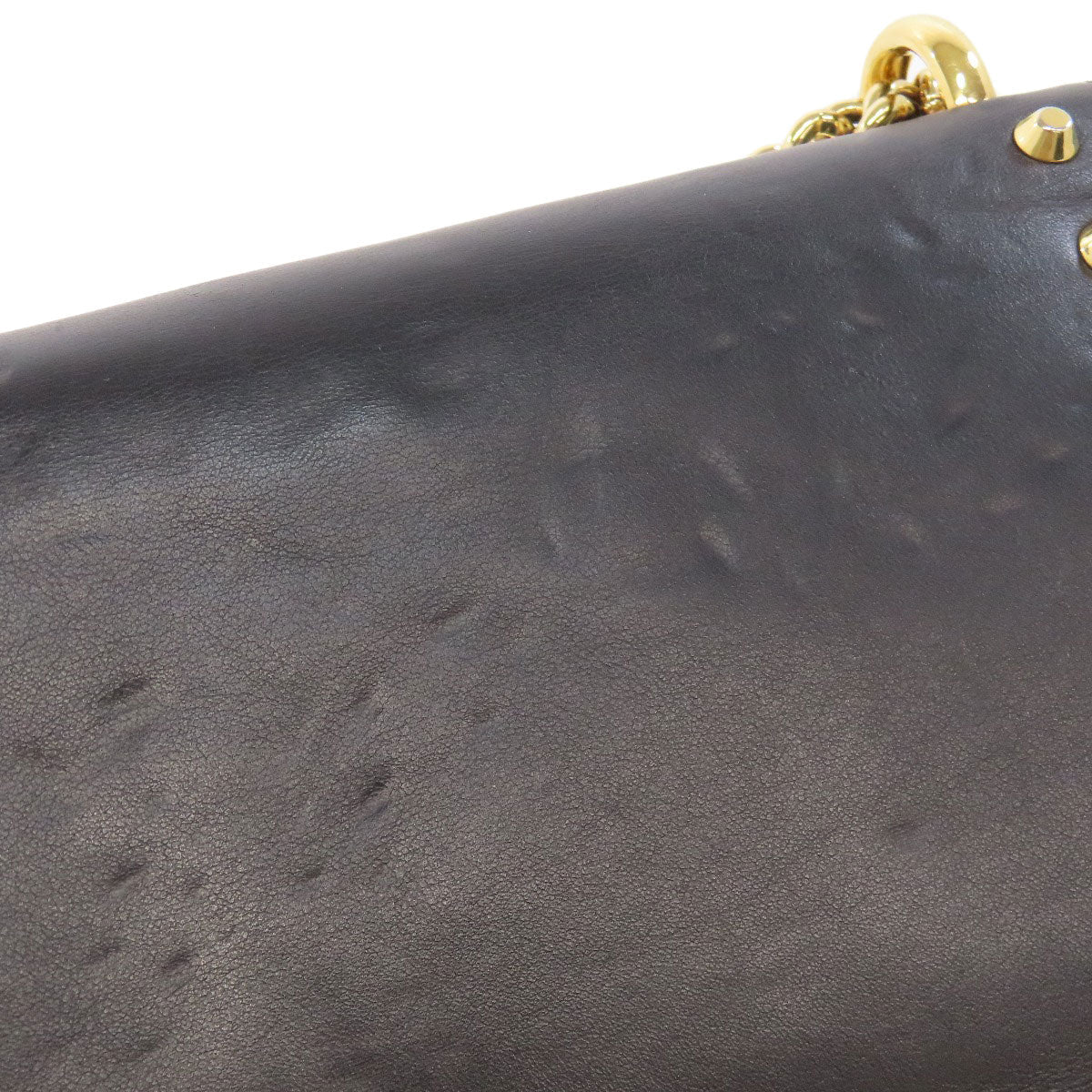 GUCCI Shoulder Bag 432182 Calfskin black Padlock ChainShoulder Women Used Authentic