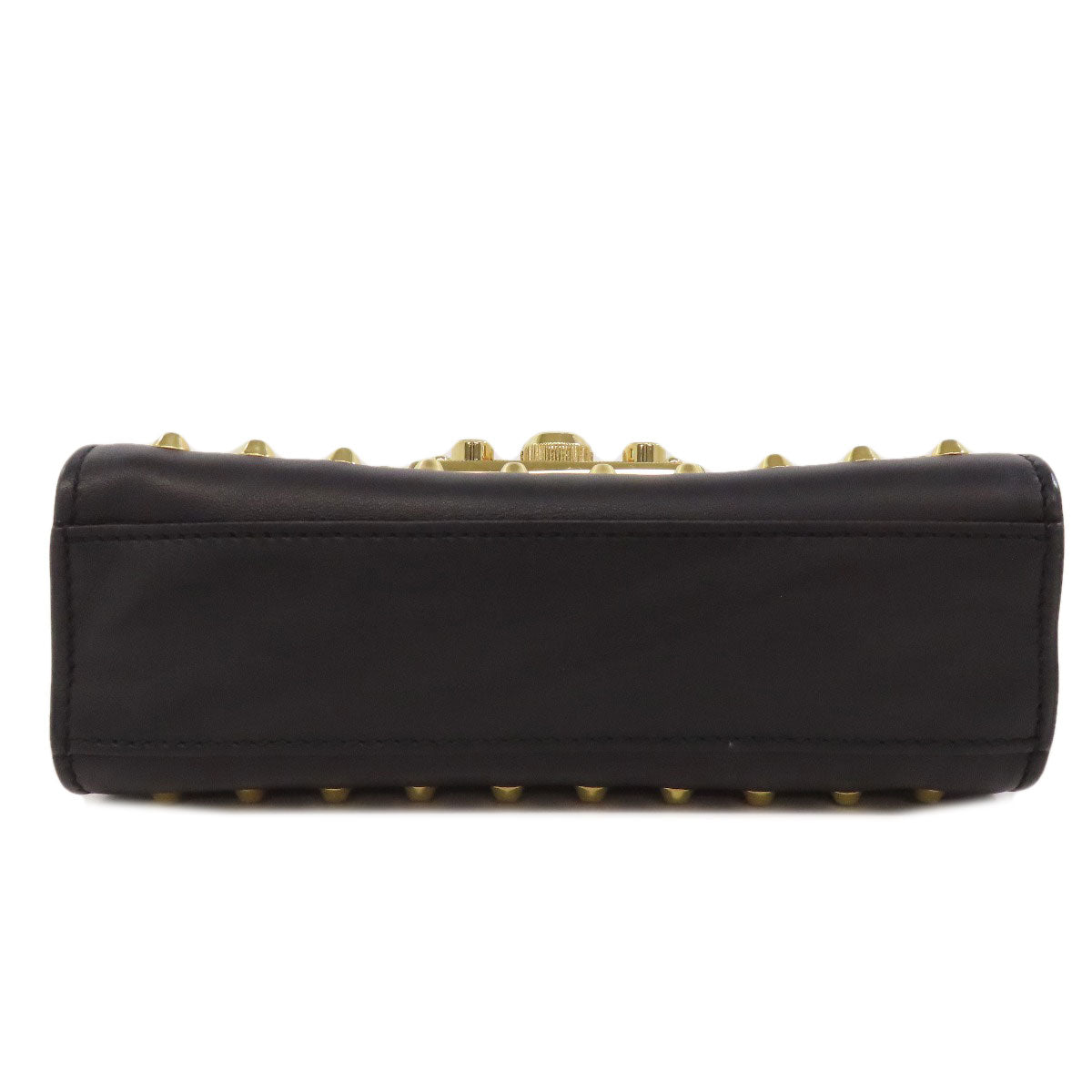 GUCCI Shoulder Bag 432182 Calfskin black Padlock ChainShoulder Women Used Authentic