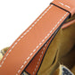 LOEWE Shoulder Bag Canvas, Raffia black Mermaid motif Women Used Authentic