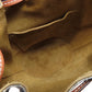 LOEWE Shoulder Bag Canvas, Raffia black Mermaid motif Women Used Authentic