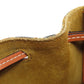 LOEWE Shoulder Bag Canvas, Raffia black Mermaid motif Women Used Authentic