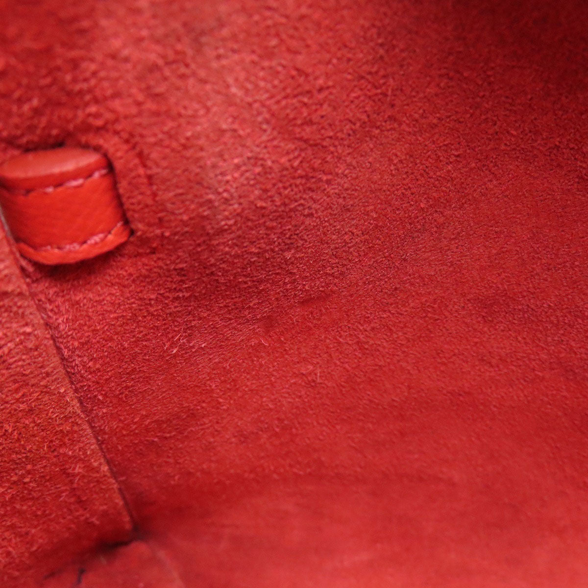 CELINE Handbag Calfskin Red Belt bag 2WAY Women Used Authentic