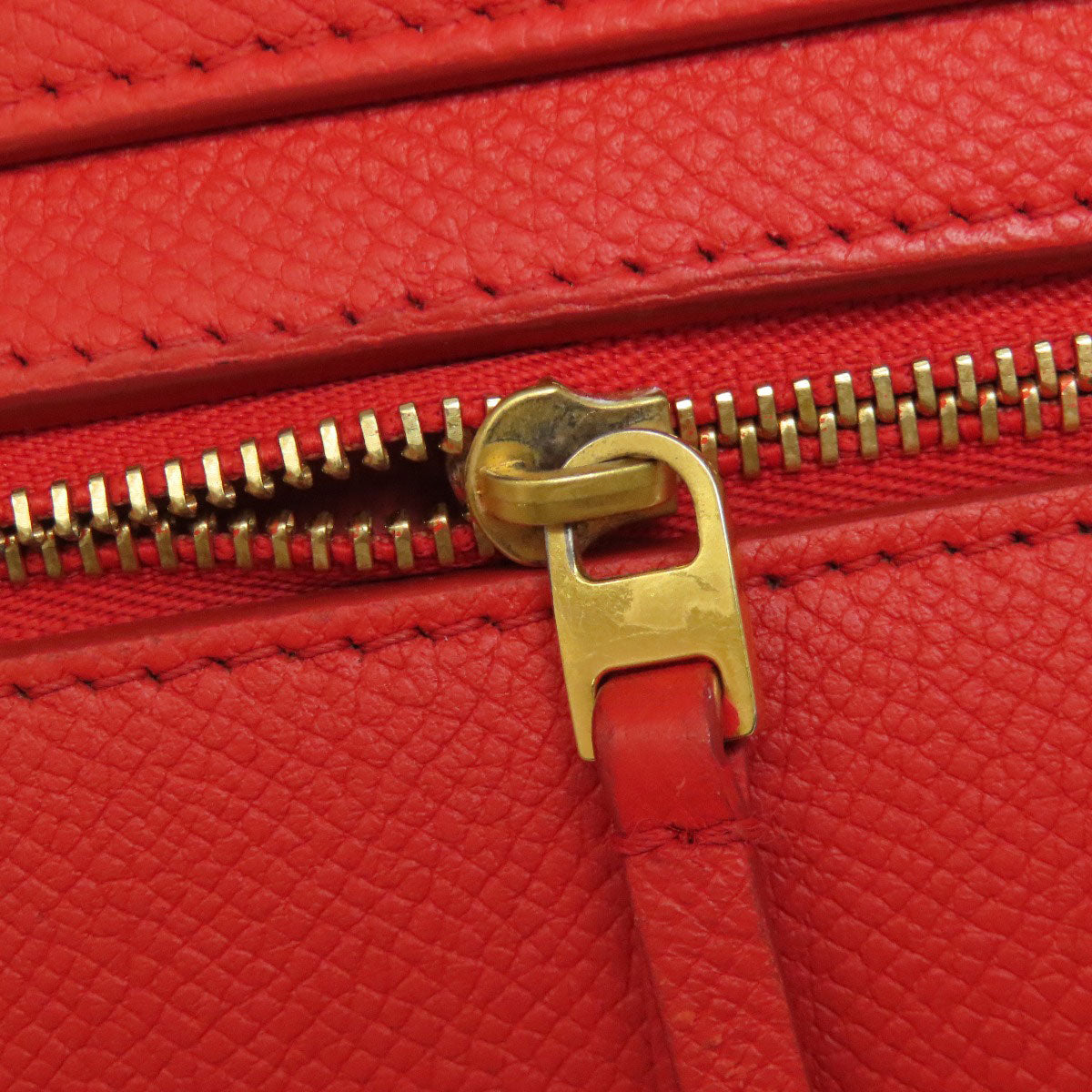 CELINE Handbag Calfskin Red Belt bag 2WAY Women Used Authentic