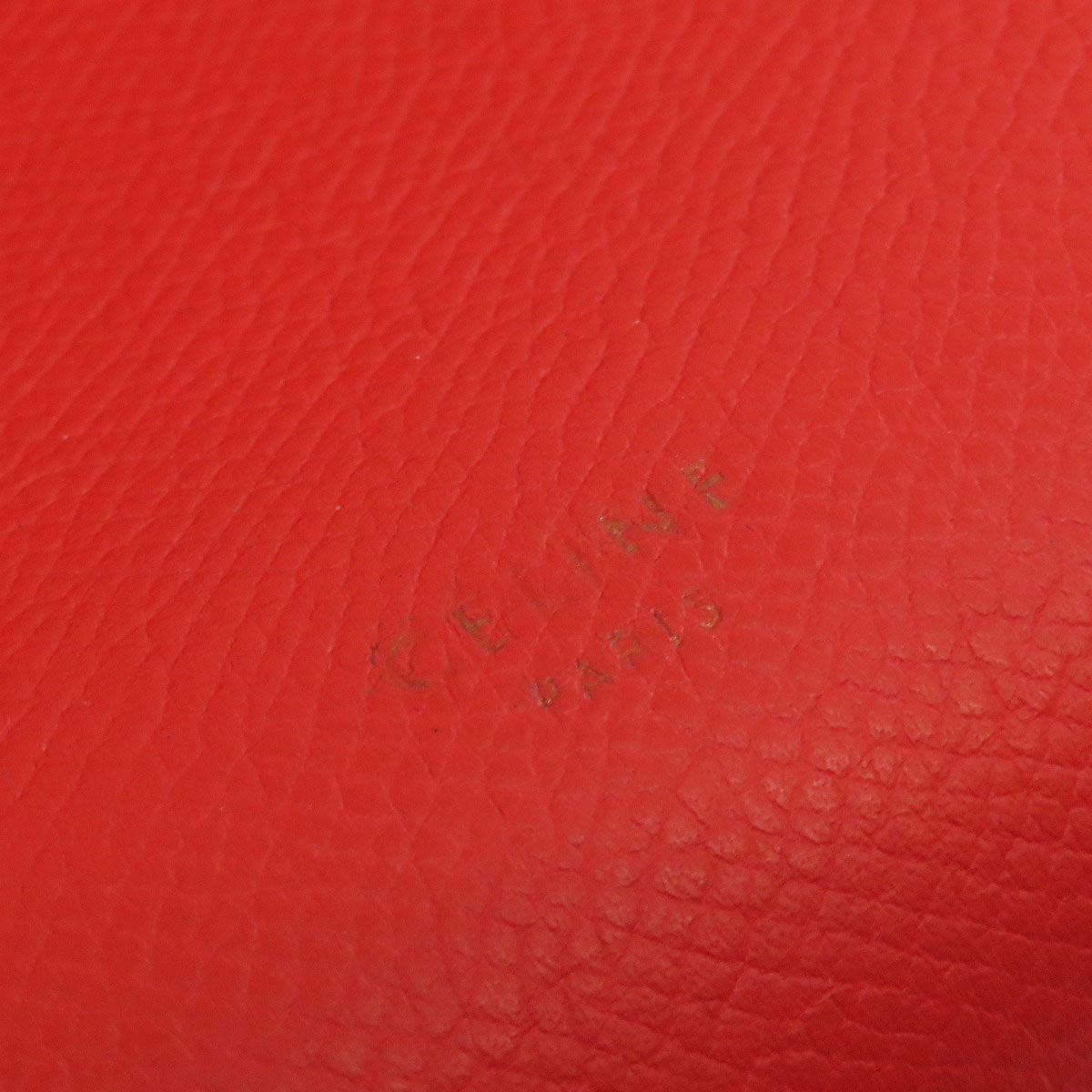 CELINE Handbag Calfskin Red Belt bag 2WAY Women Used Authentic
