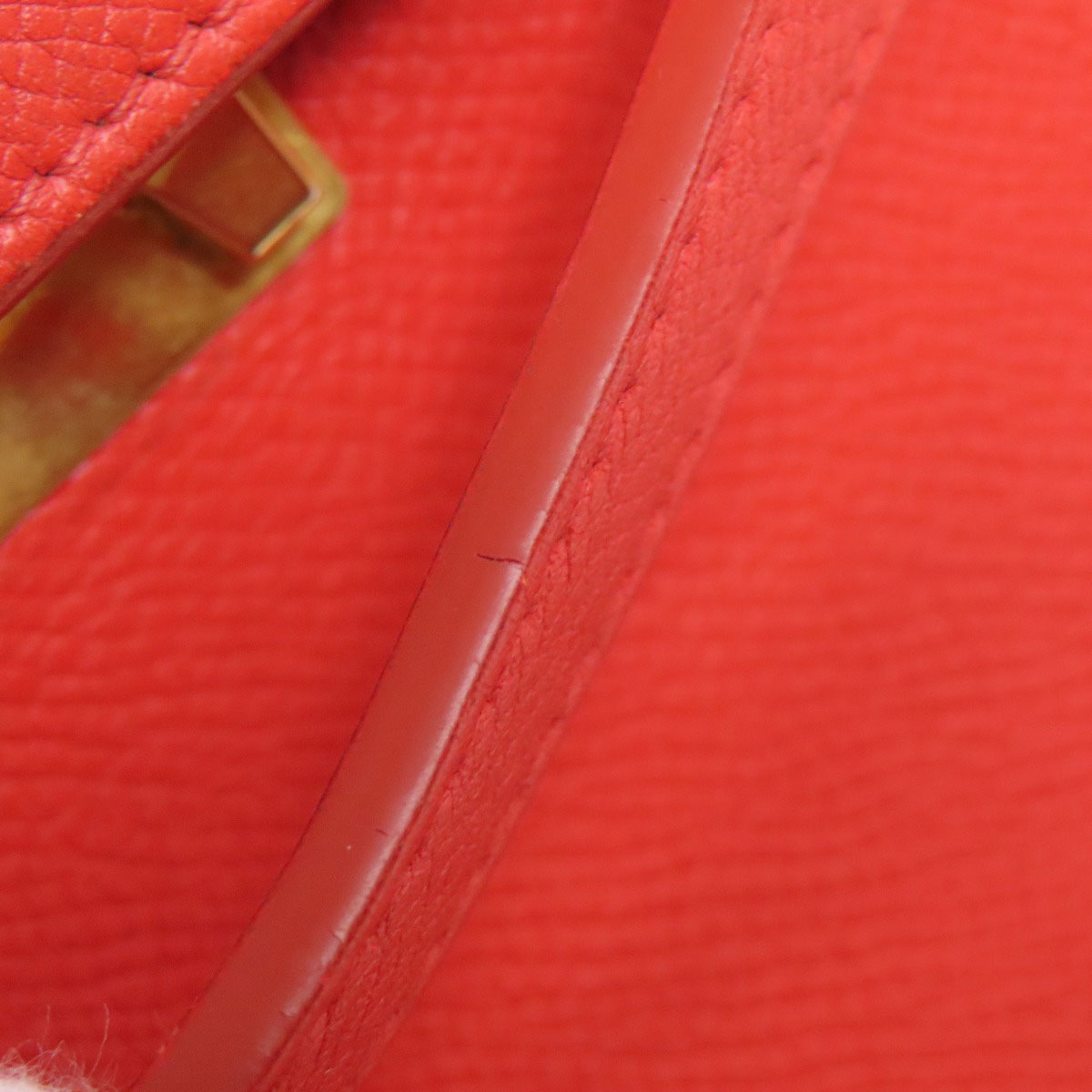 CELINE Handbag Calfskin Red Belt bag 2WAY Women Used Authentic
