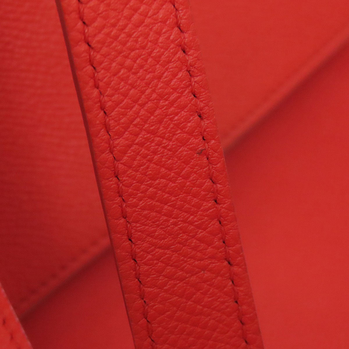 CELINE Handbag Calfskin Red Belt bag 2WAY Women Used Authentic