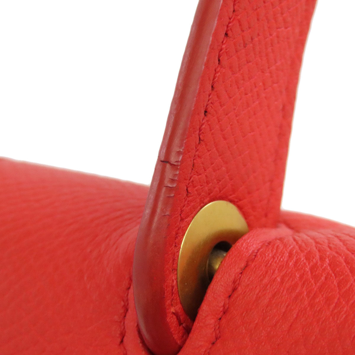 CELINE Handbag Calfskin Red Belt bag 2WAY Women Used Authentic