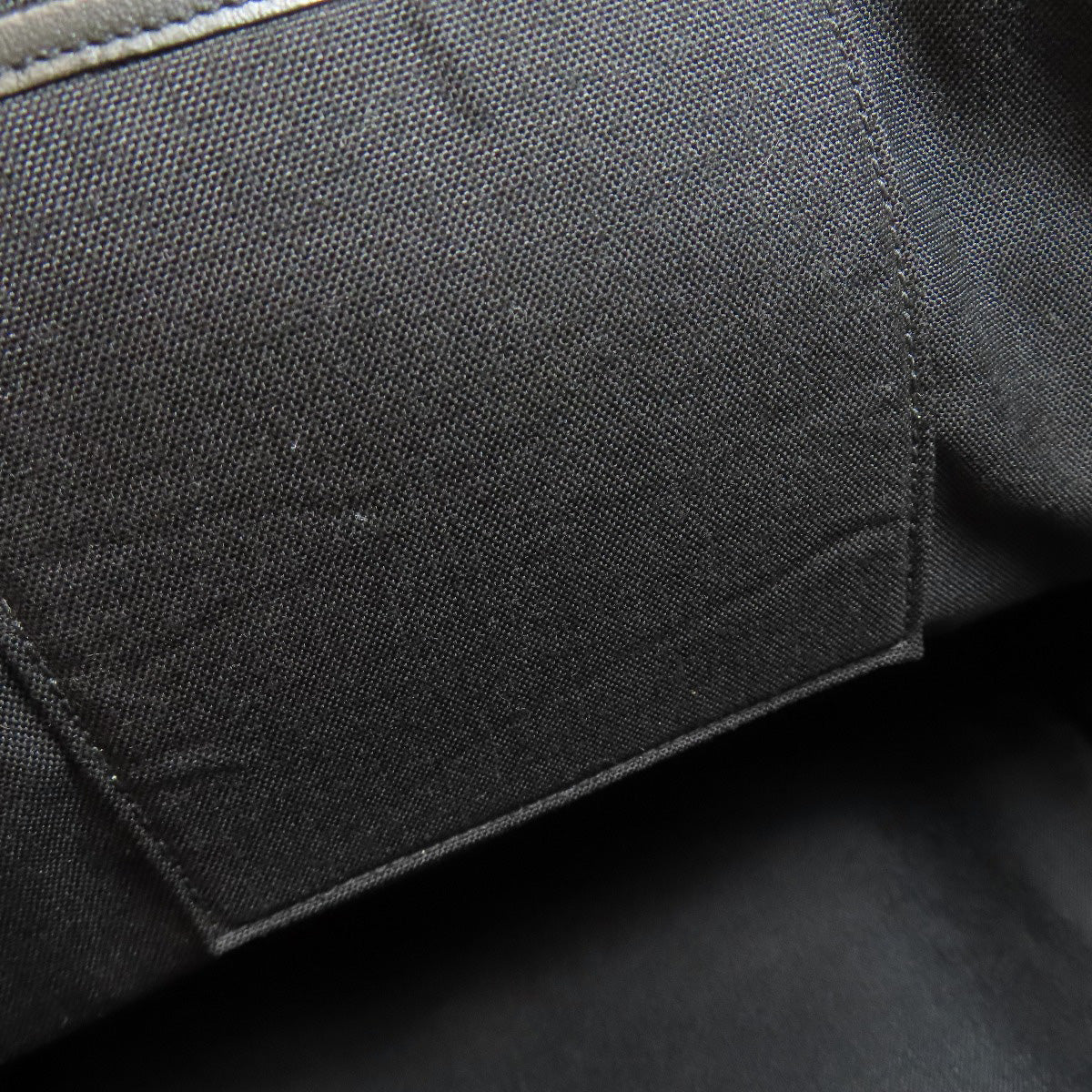 SAINT LAURENT Backpack canvas black Dot Pattern Women Used Authentic