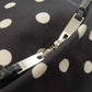 SAINT LAURENT Backpack canvas black Dot Pattern Women Used Authentic